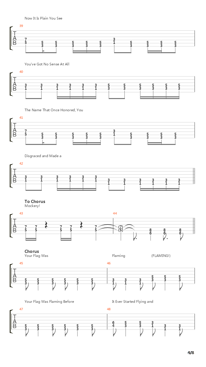 Lower It吉他谱