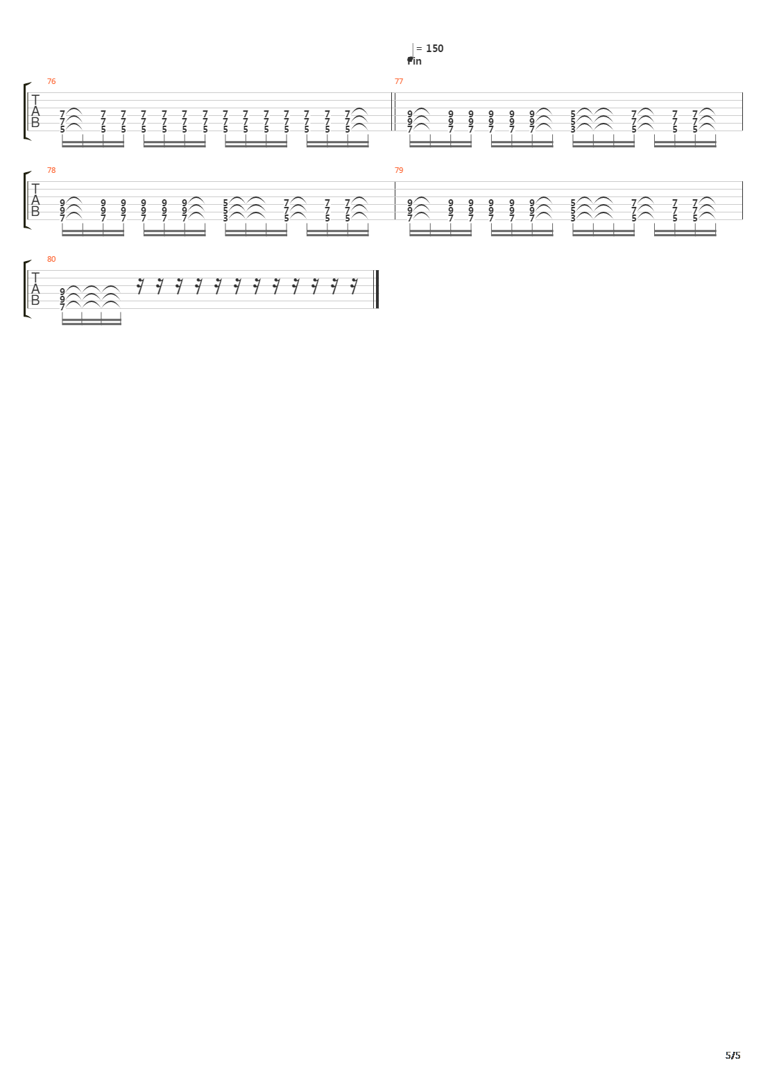 Sacrifice Theory吉他谱