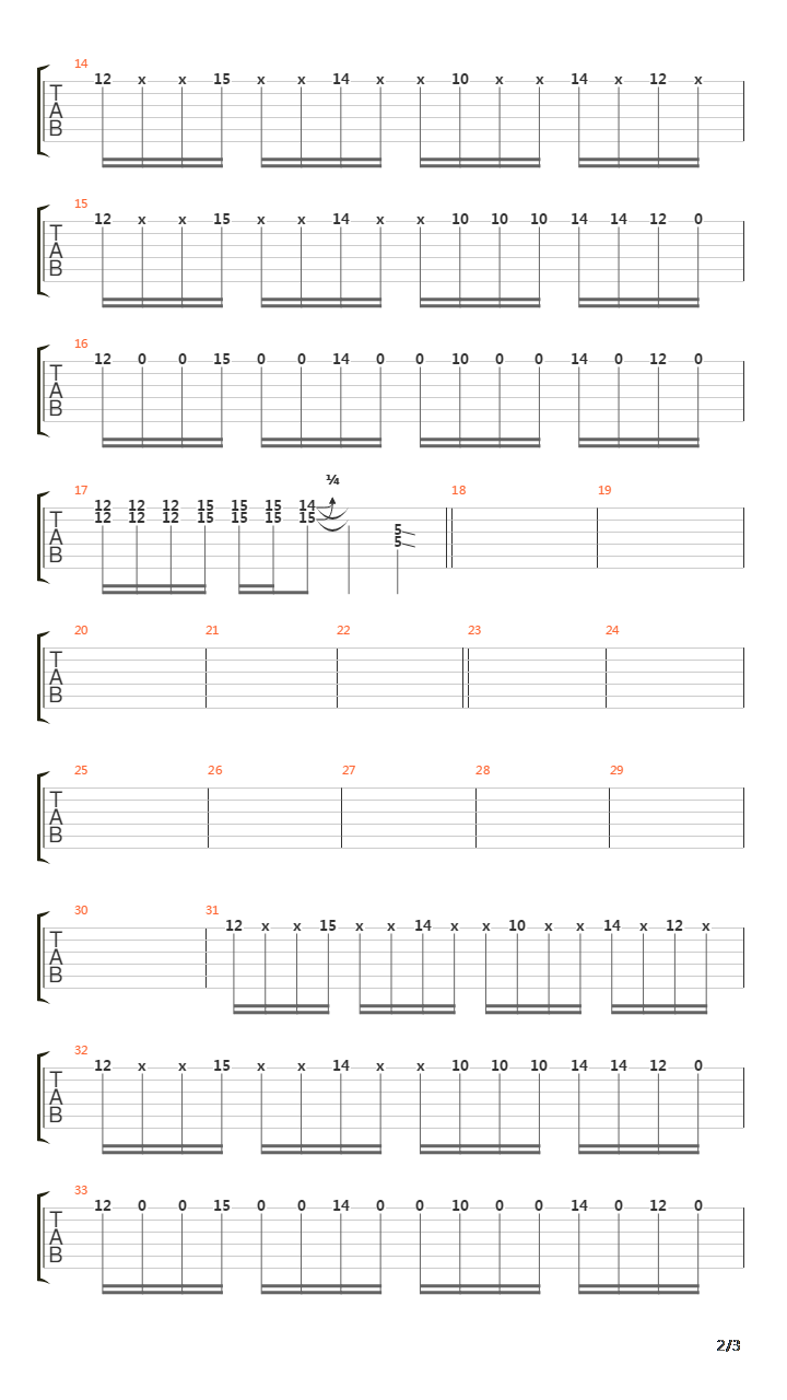 The Leaving Song Part 2吉他谱