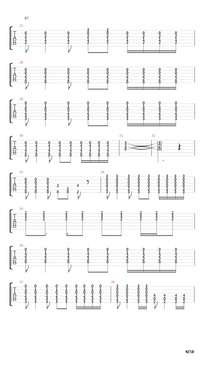 The Leaving Song吉他谱