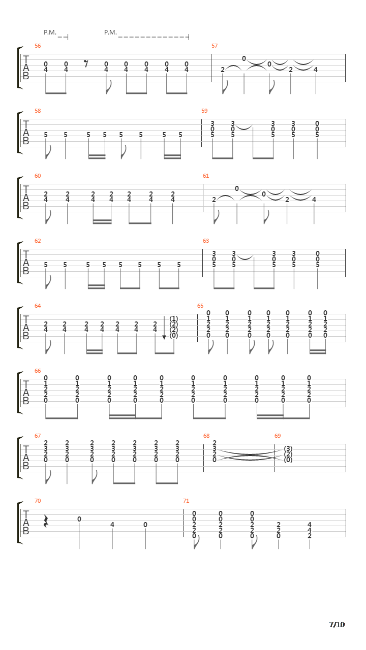 The Leaving Song吉他谱