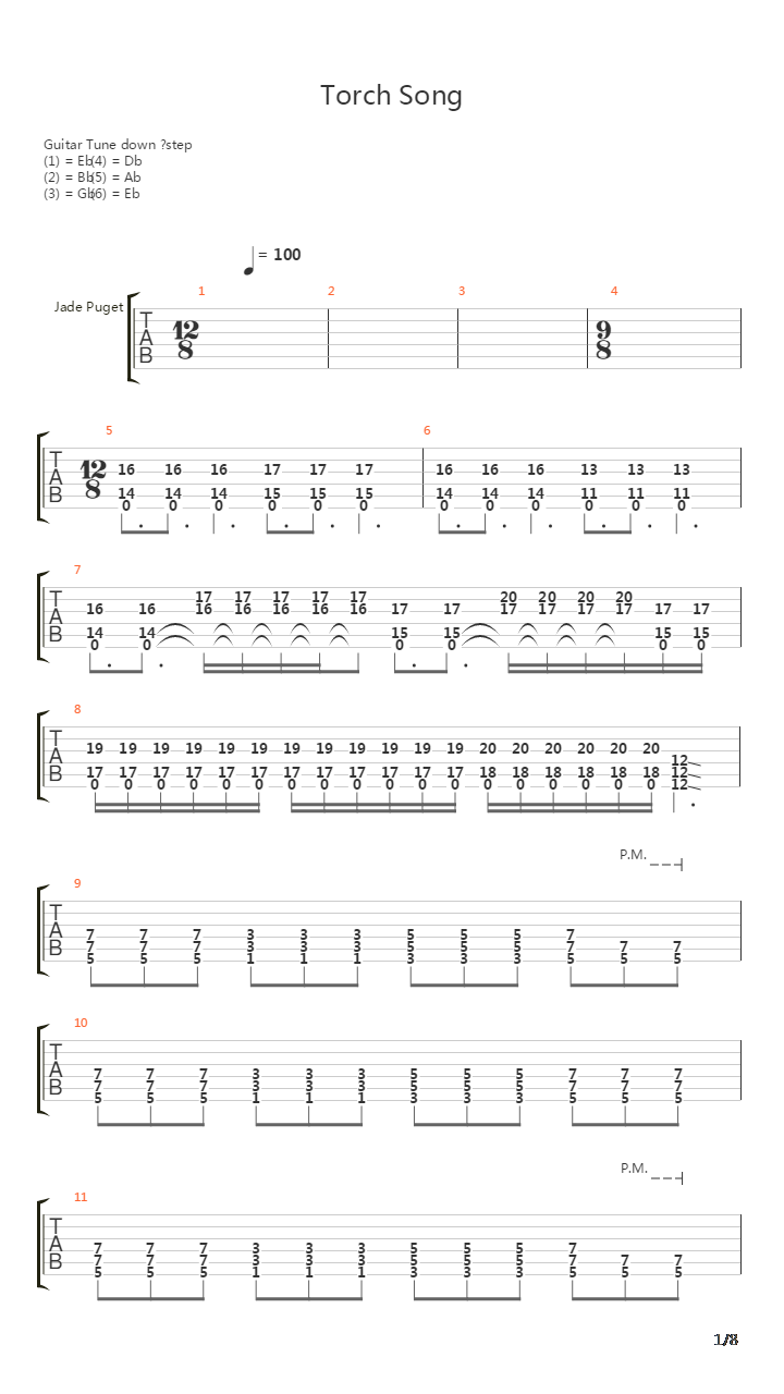 Torch Song吉他谱