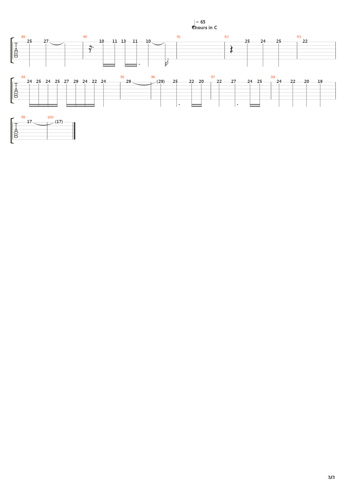 Leaden Legacy吉他谱