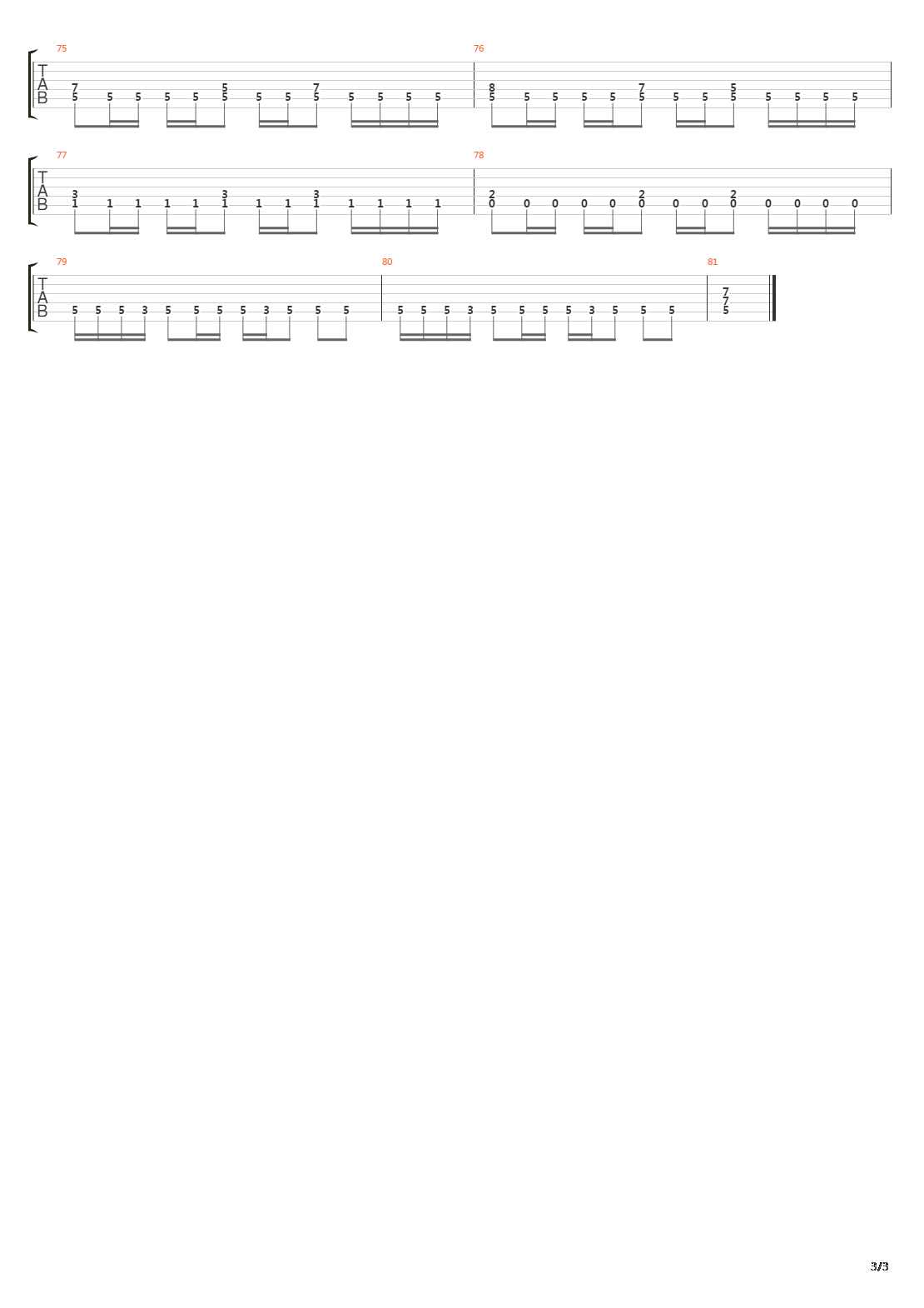 Monolith Of Doubt吉他谱