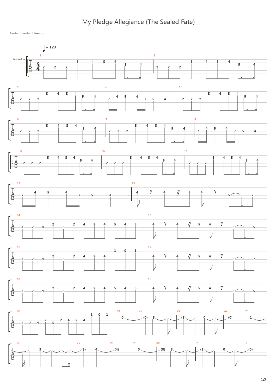 My Pledge Allegiance吉他谱