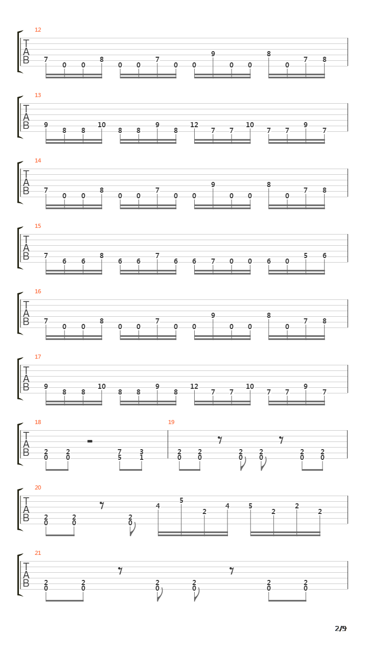 Transitory吉他谱