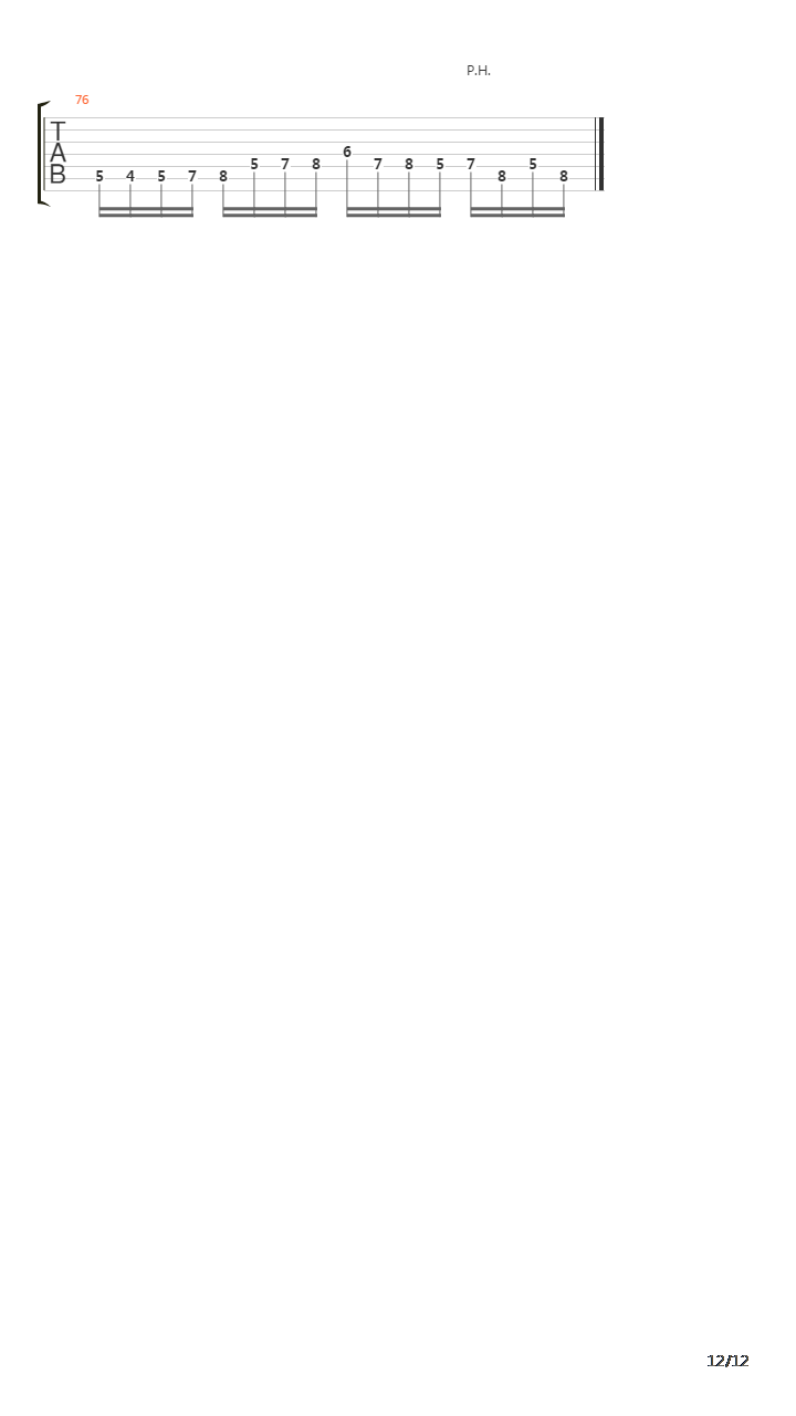 Berzerker吉他谱