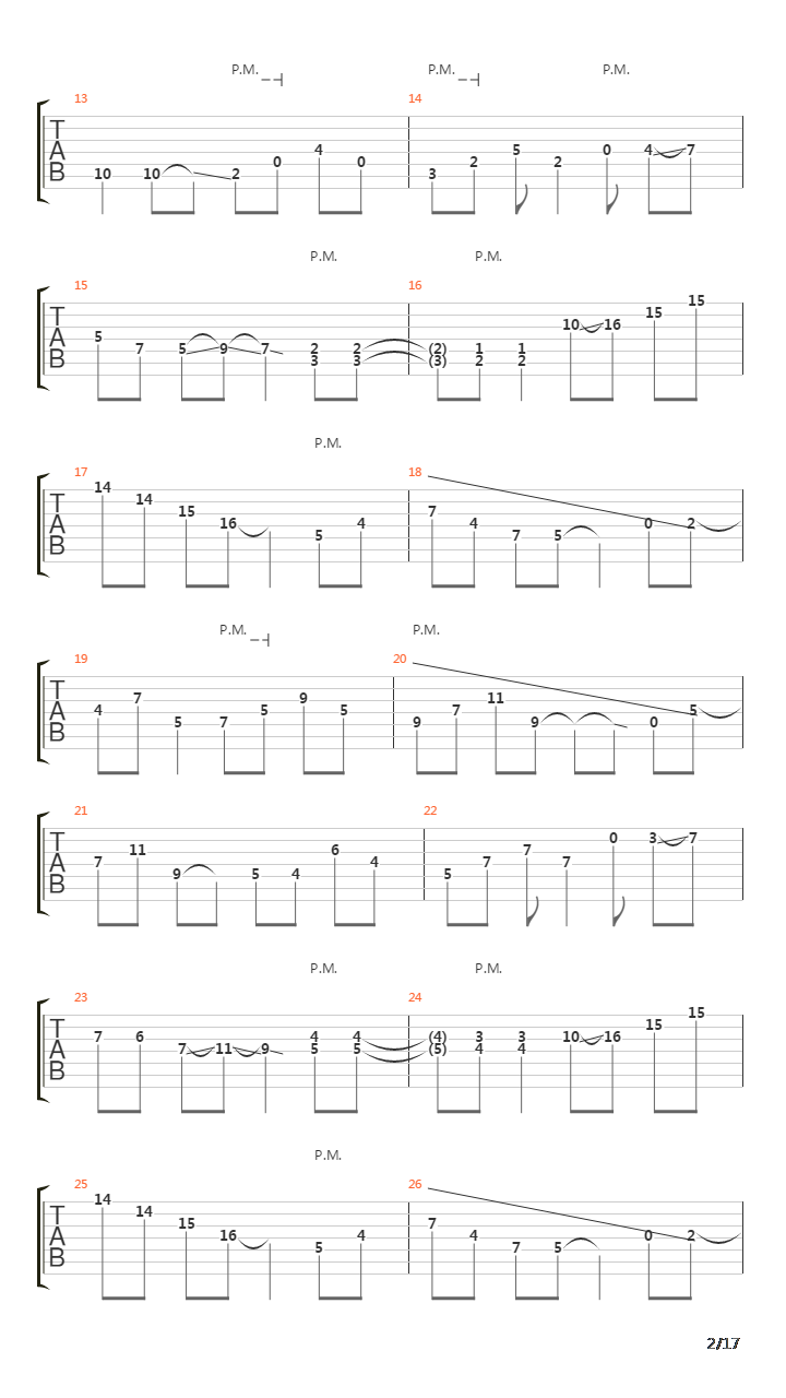 Bread Crumbs And White Stones吉他谱