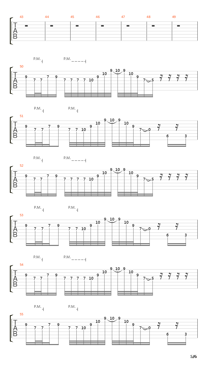 Cursing Akenaten吉他谱