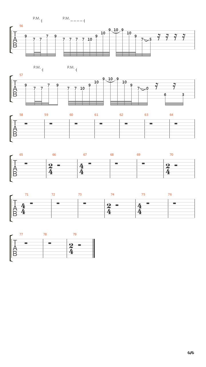 Cursing Akenaten吉他谱