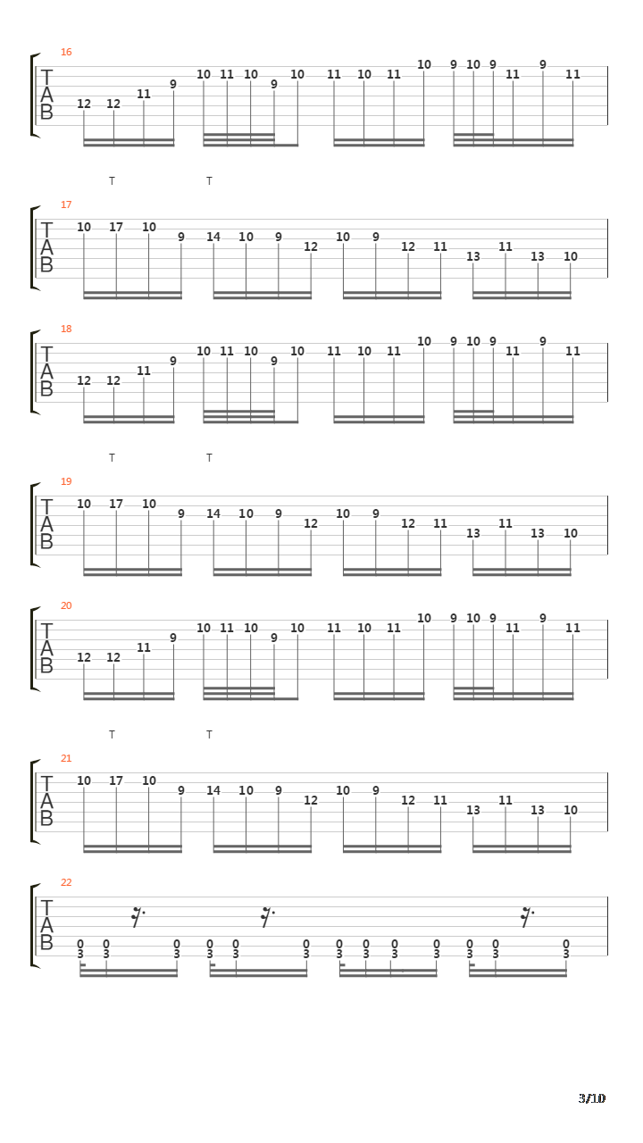 Cursing Akhenaten吉他谱