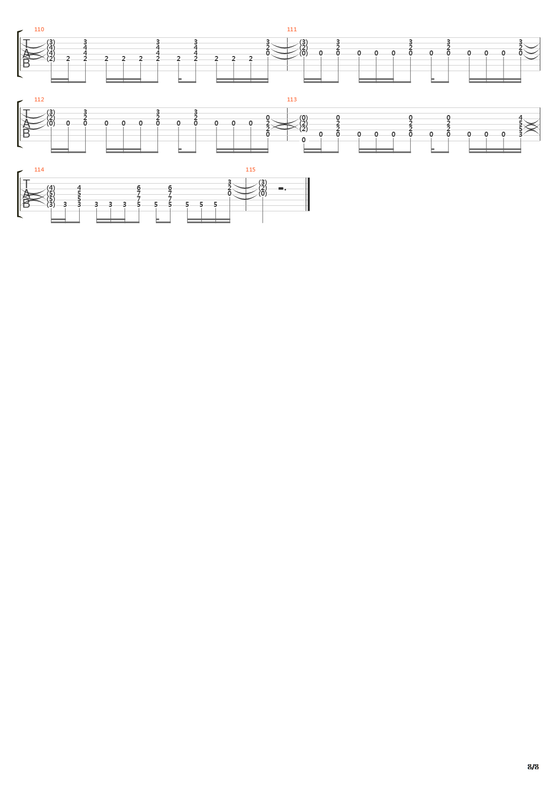 Ometh吉他谱