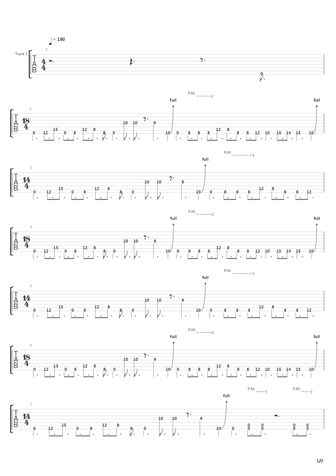 Rareform吉他谱