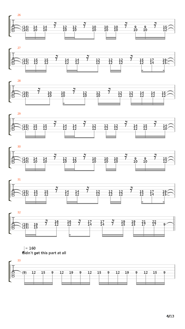 Redeeming The Wretched吉他谱