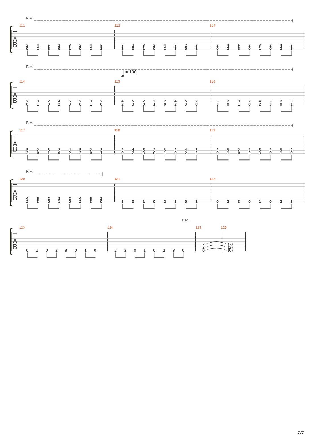 The Forfeit吉他谱