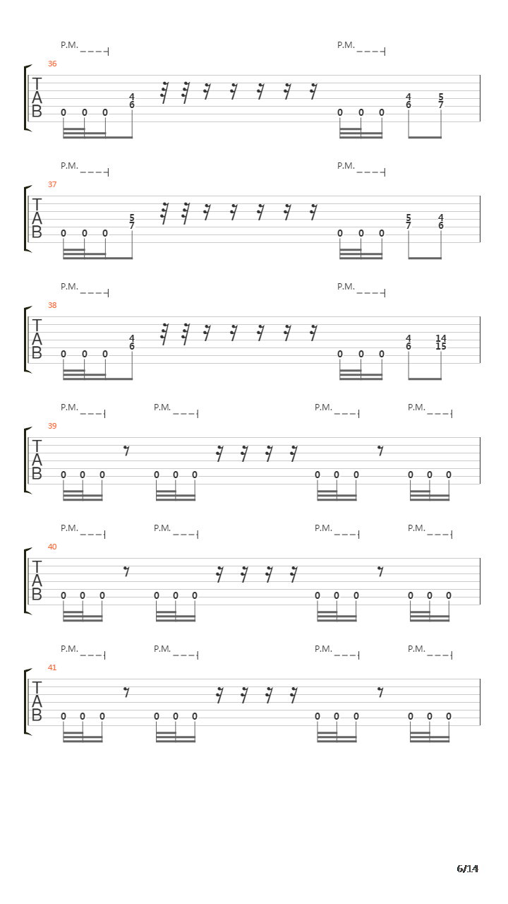 The Forfeit吉他谱