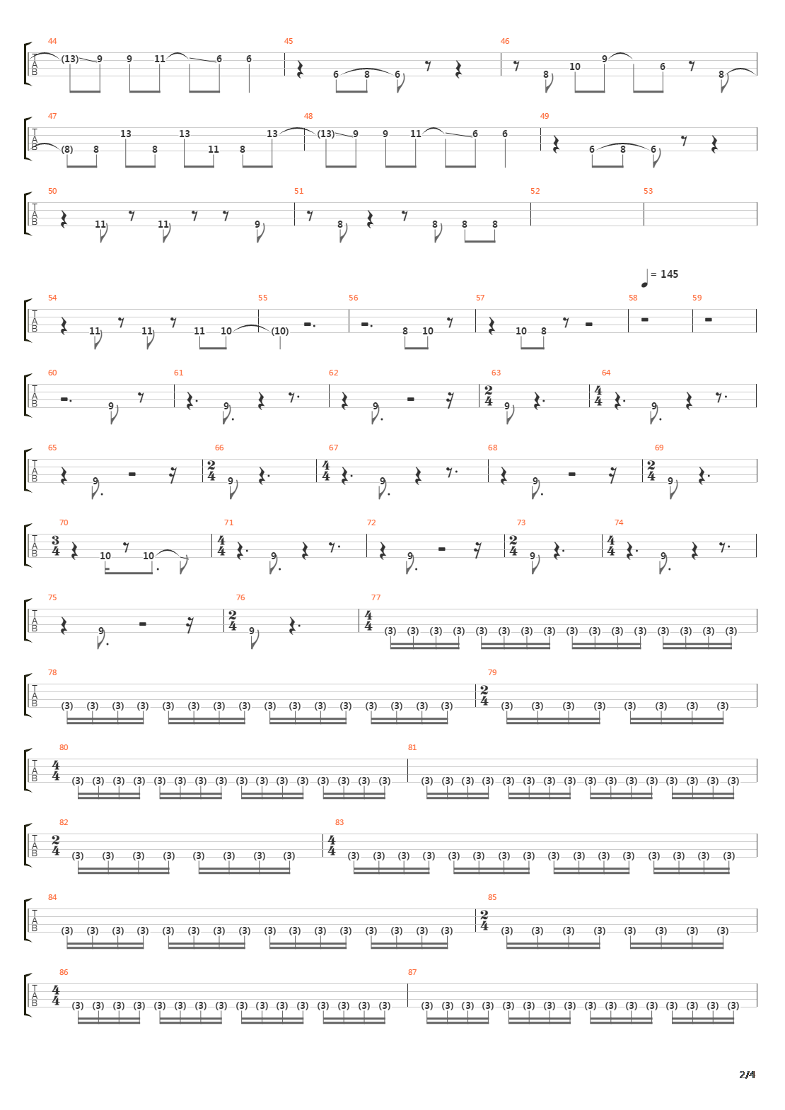 The Fractal Effect吉他谱