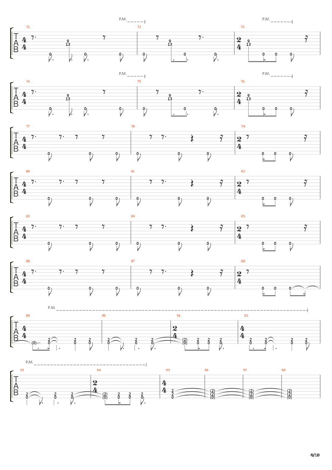 The Fractal Effect吉他谱