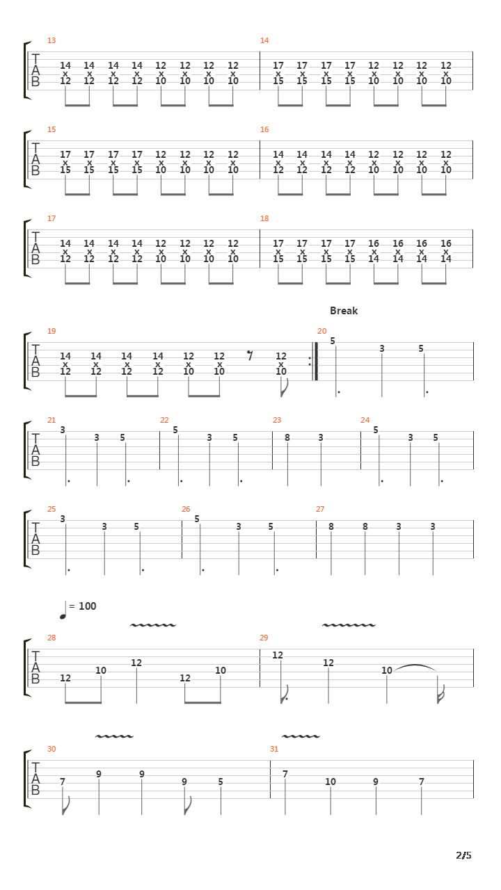 Annabel吉他谱