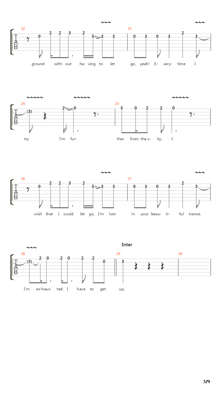 Labyrinth吉他谱