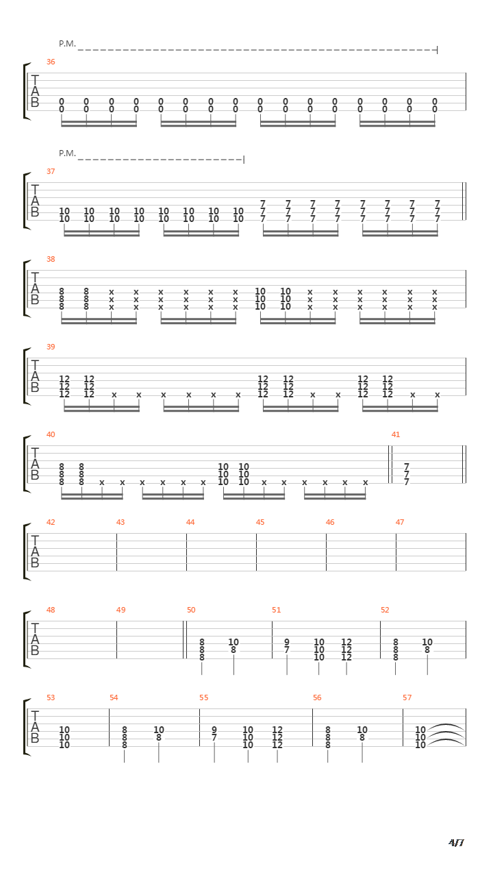 Lullaby Of The Crucified吉他谱