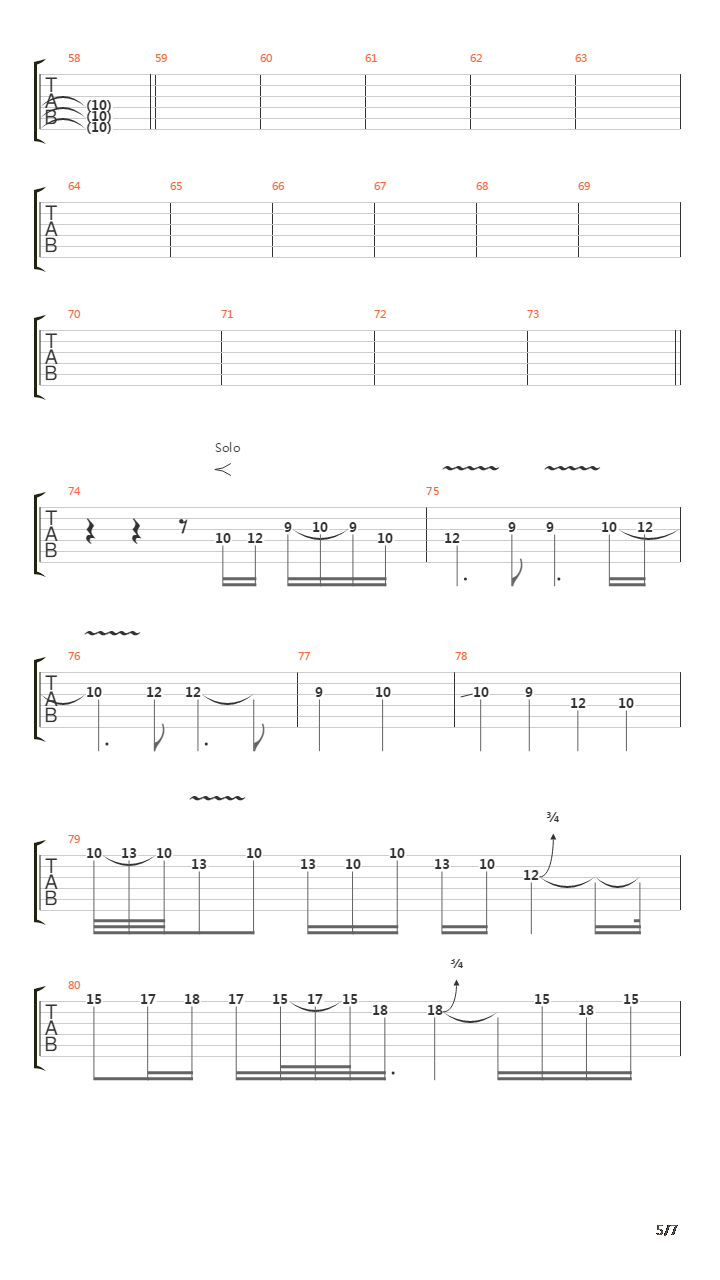 Lullaby Of The Crucified吉他谱