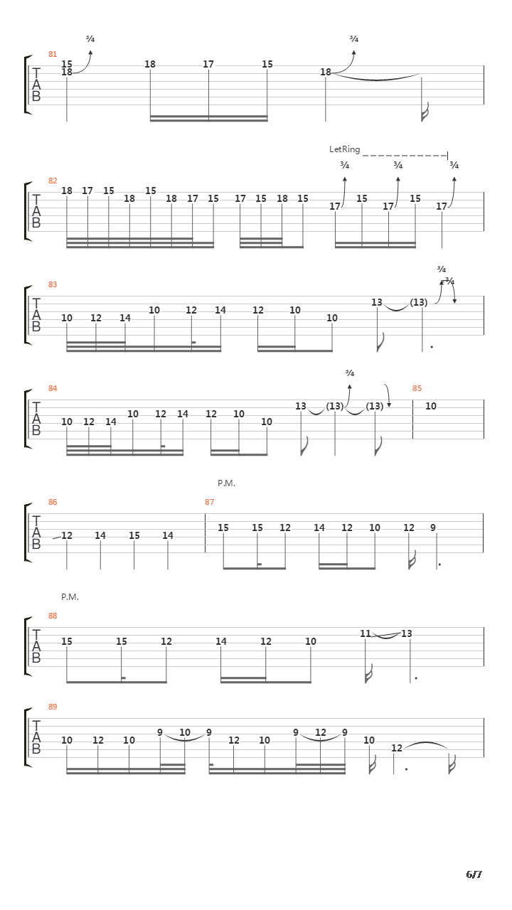 Lullaby Of The Crucified吉他谱