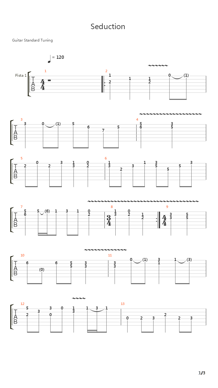Seduction吉他谱