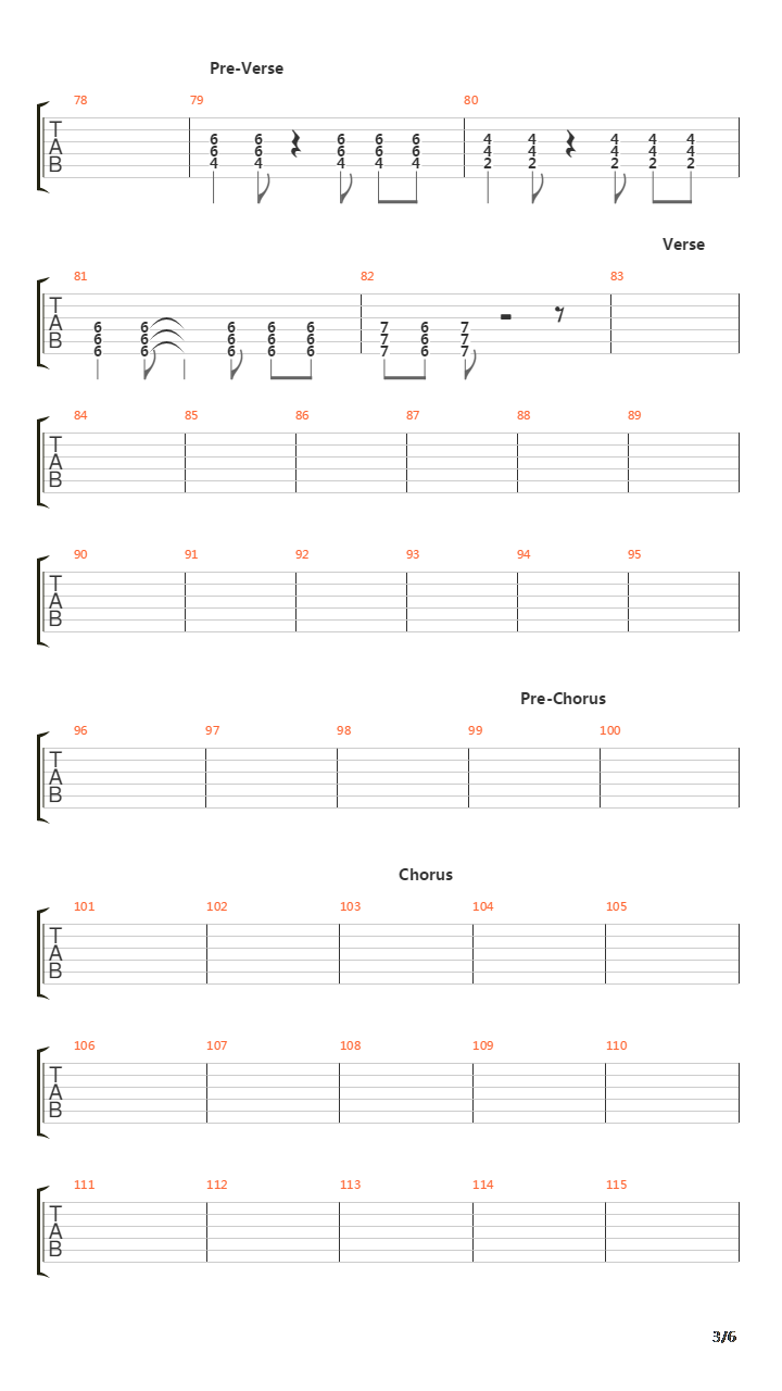 The Best Laid Plans Of Mice And Marionettes吉他谱