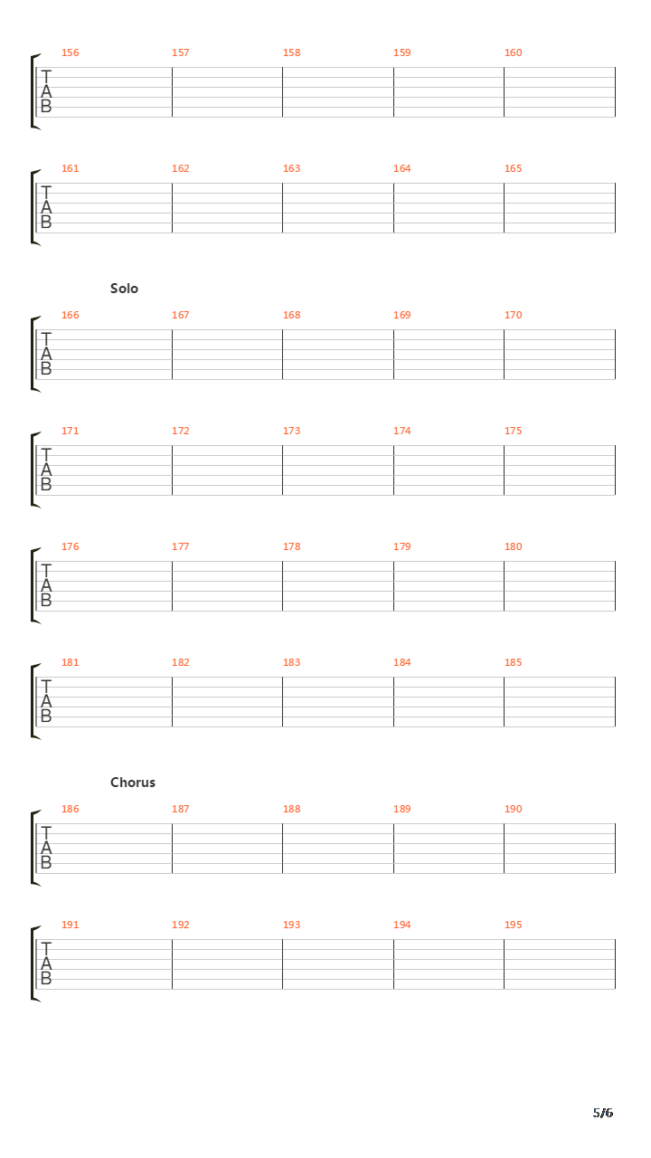 The Best Laid Plans Of Mice And Marionettes吉他谱