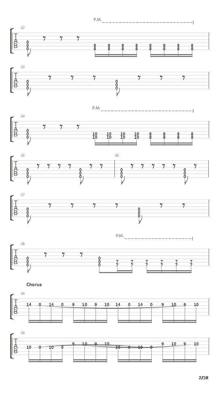 The Fiend吉他谱