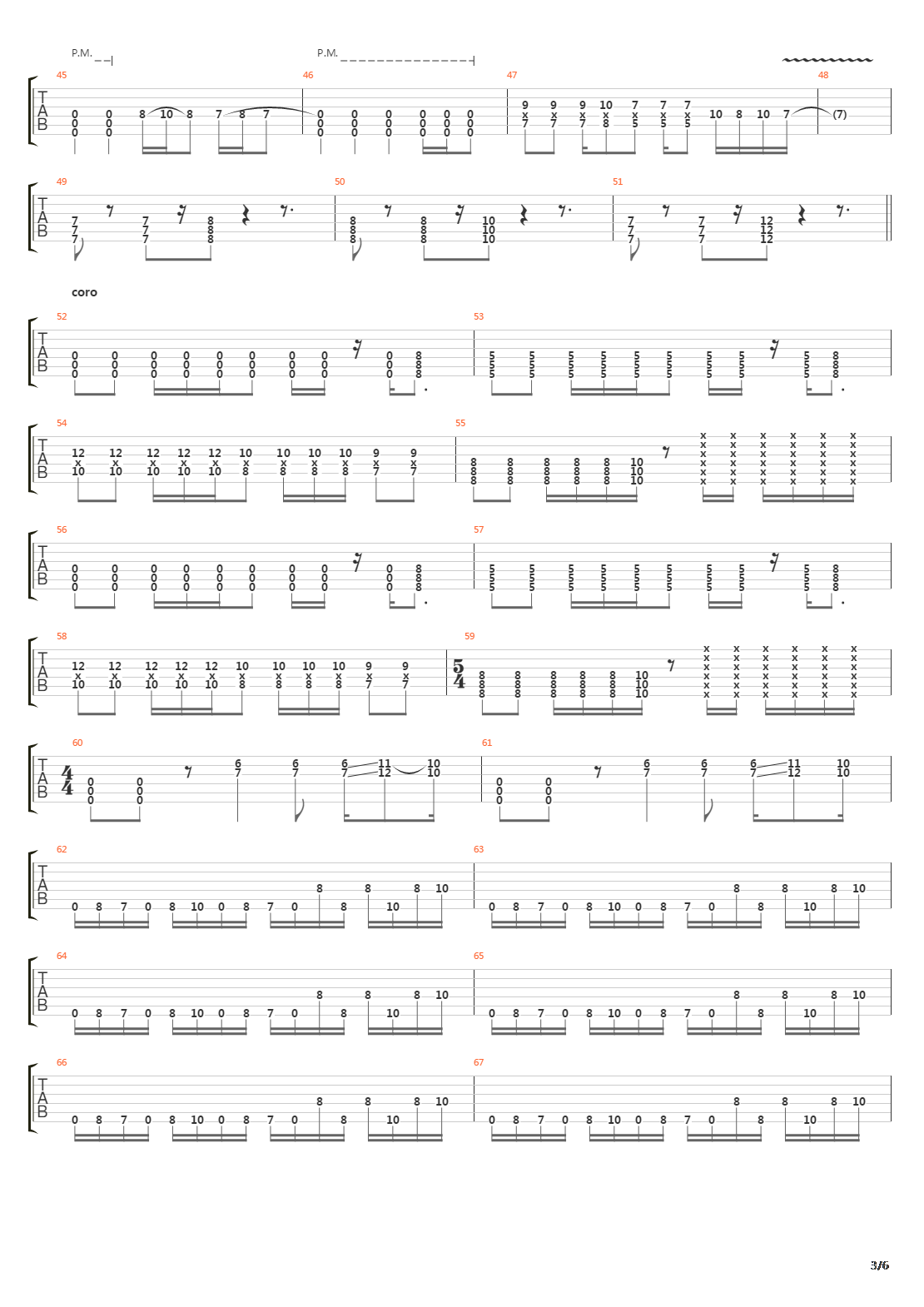 The Murderer吉他谱