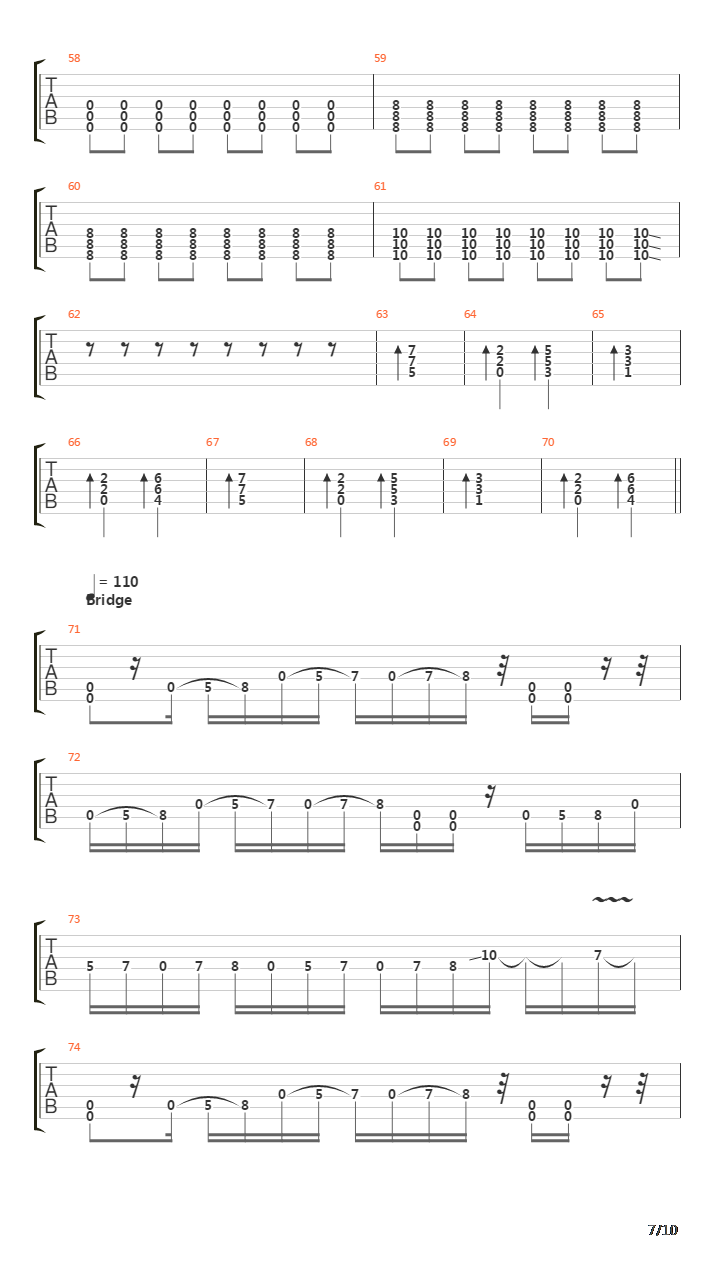 The Thespian吉他谱