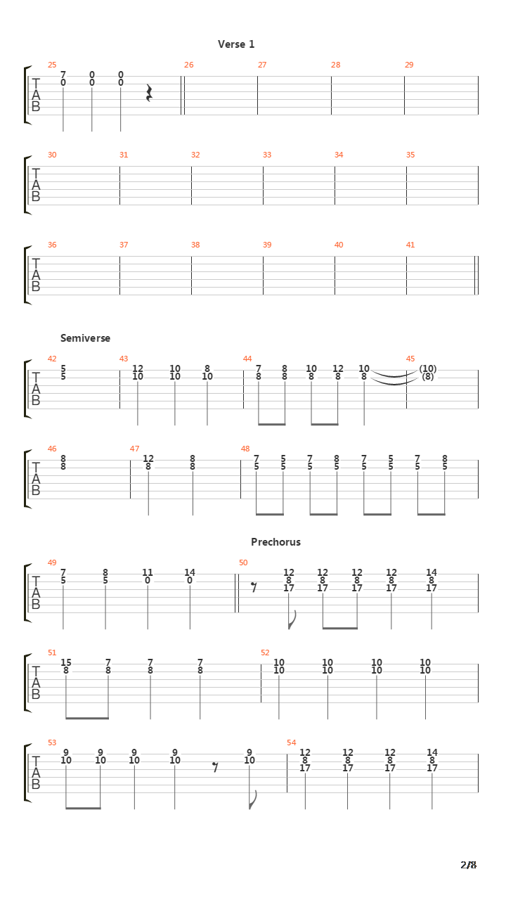 Back Through Time吉他谱