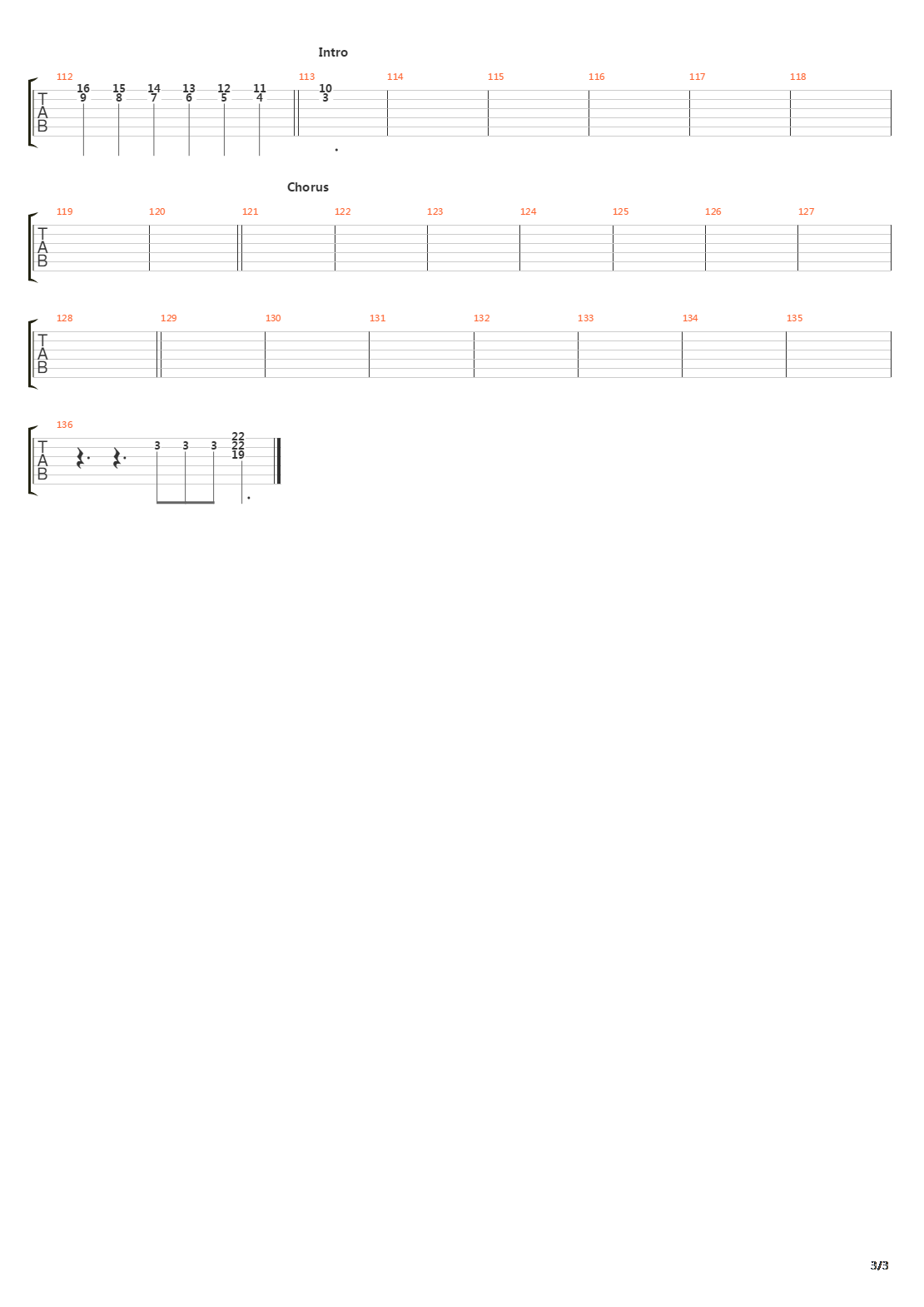 Rum吉他谱