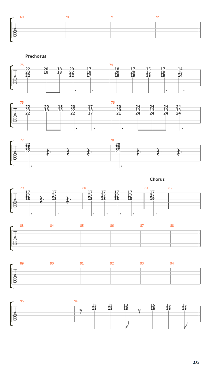 Rum吉他谱