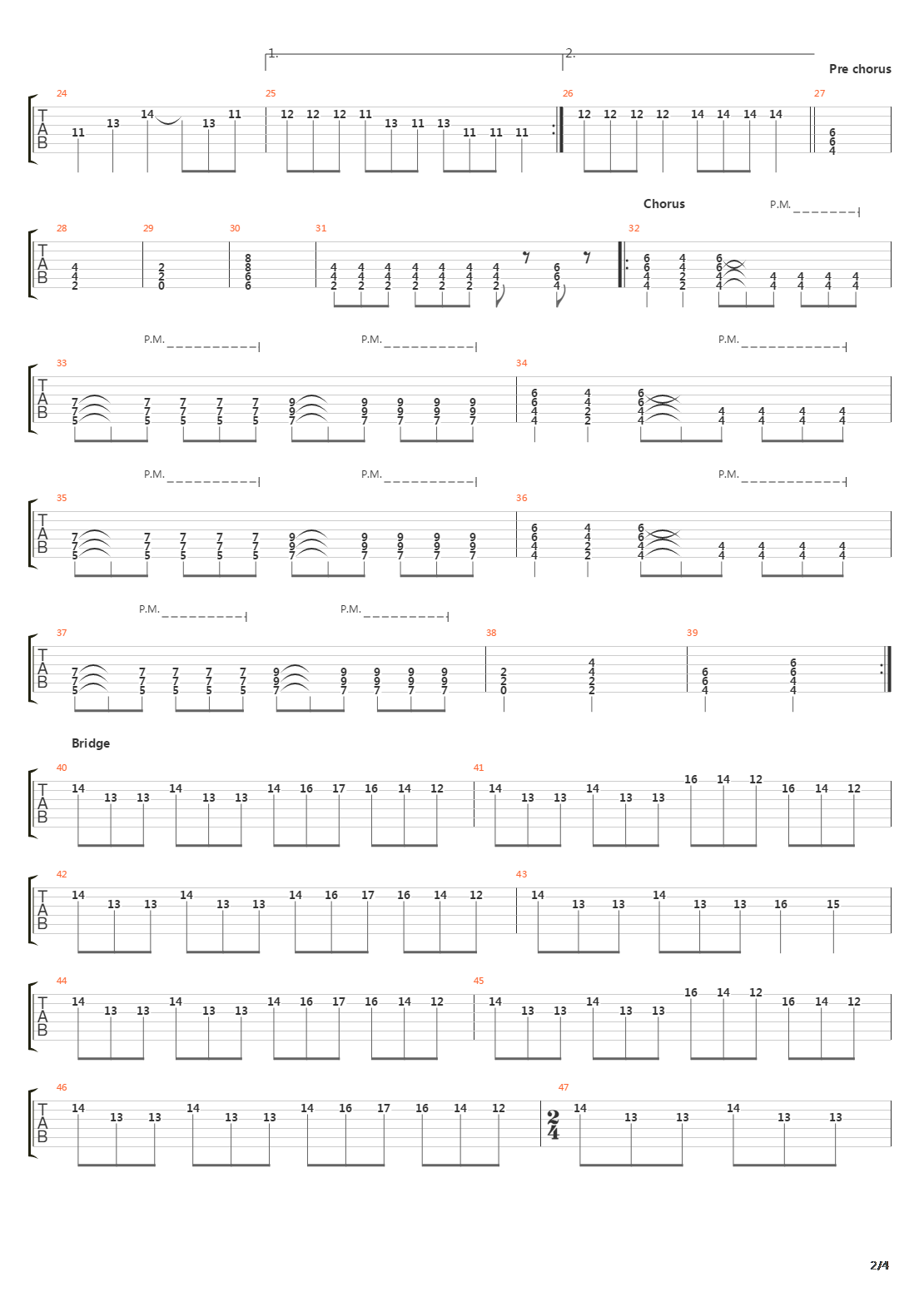 The Sunkn Norwegian吉他谱