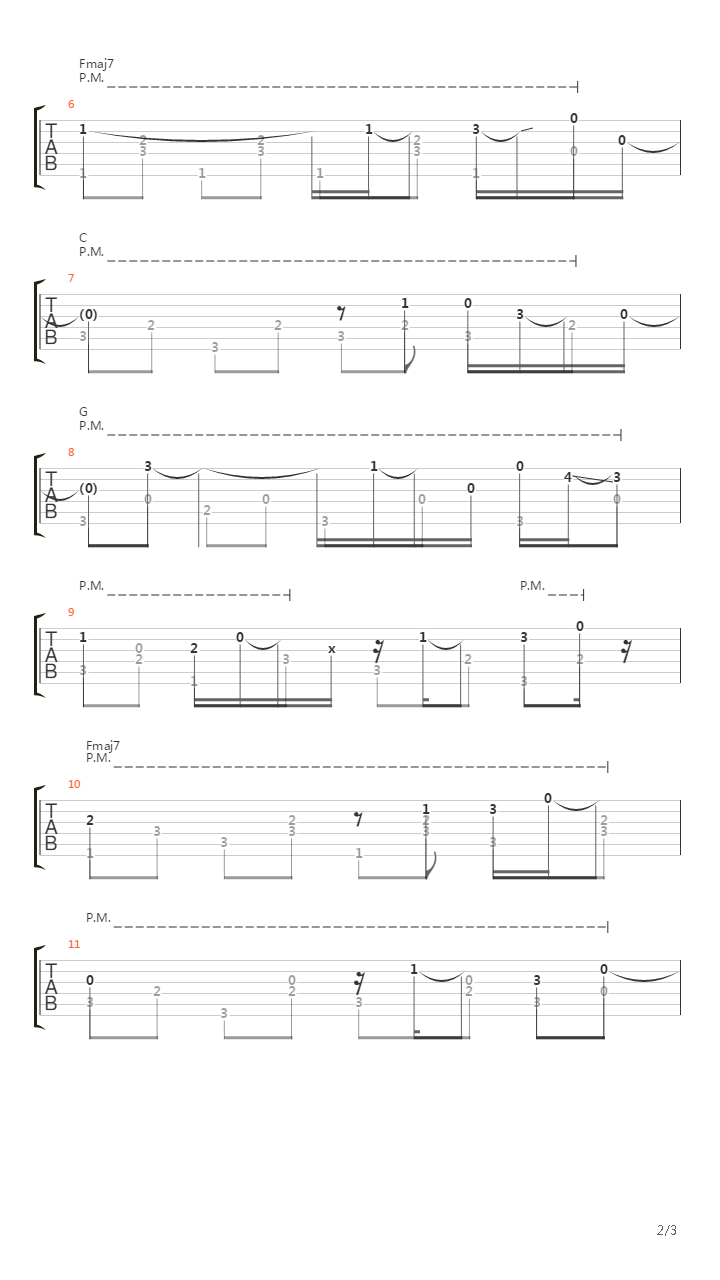 Fingerstyle Milestones - 087吉他谱