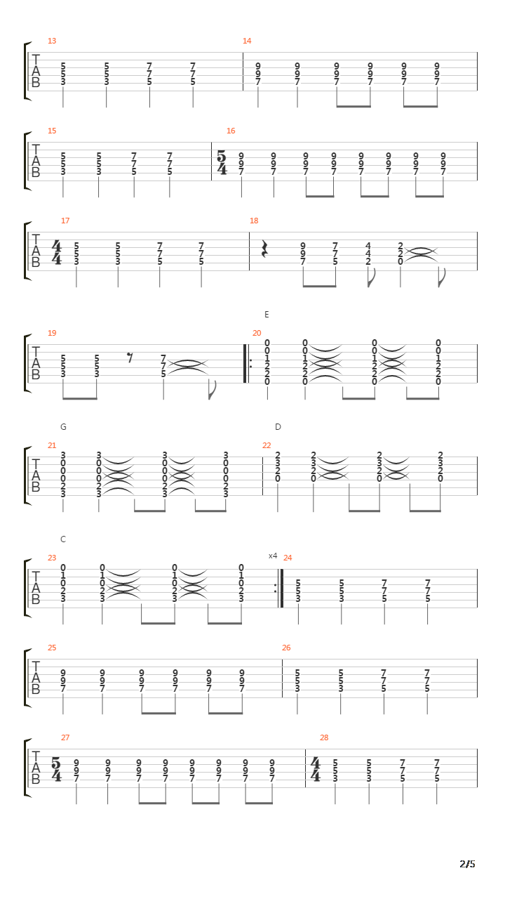 Ballad Of The Dwight Frye吉他谱