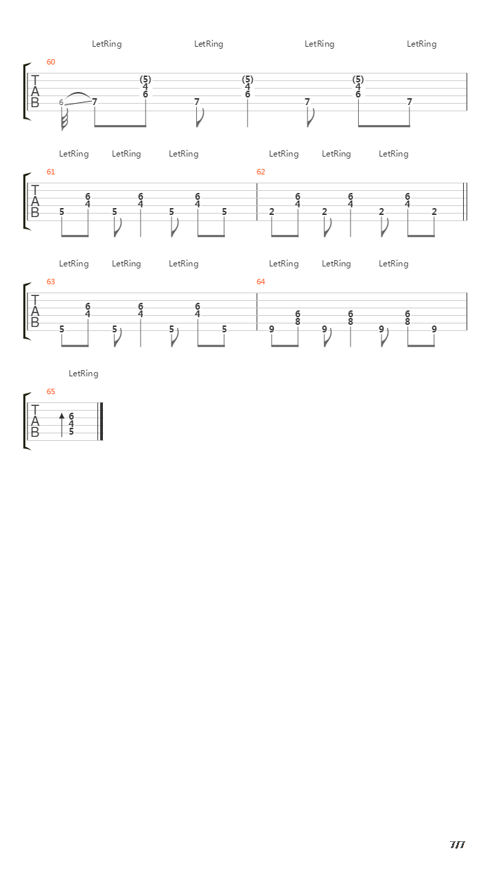 Black Gives Way To Blue吉他谱