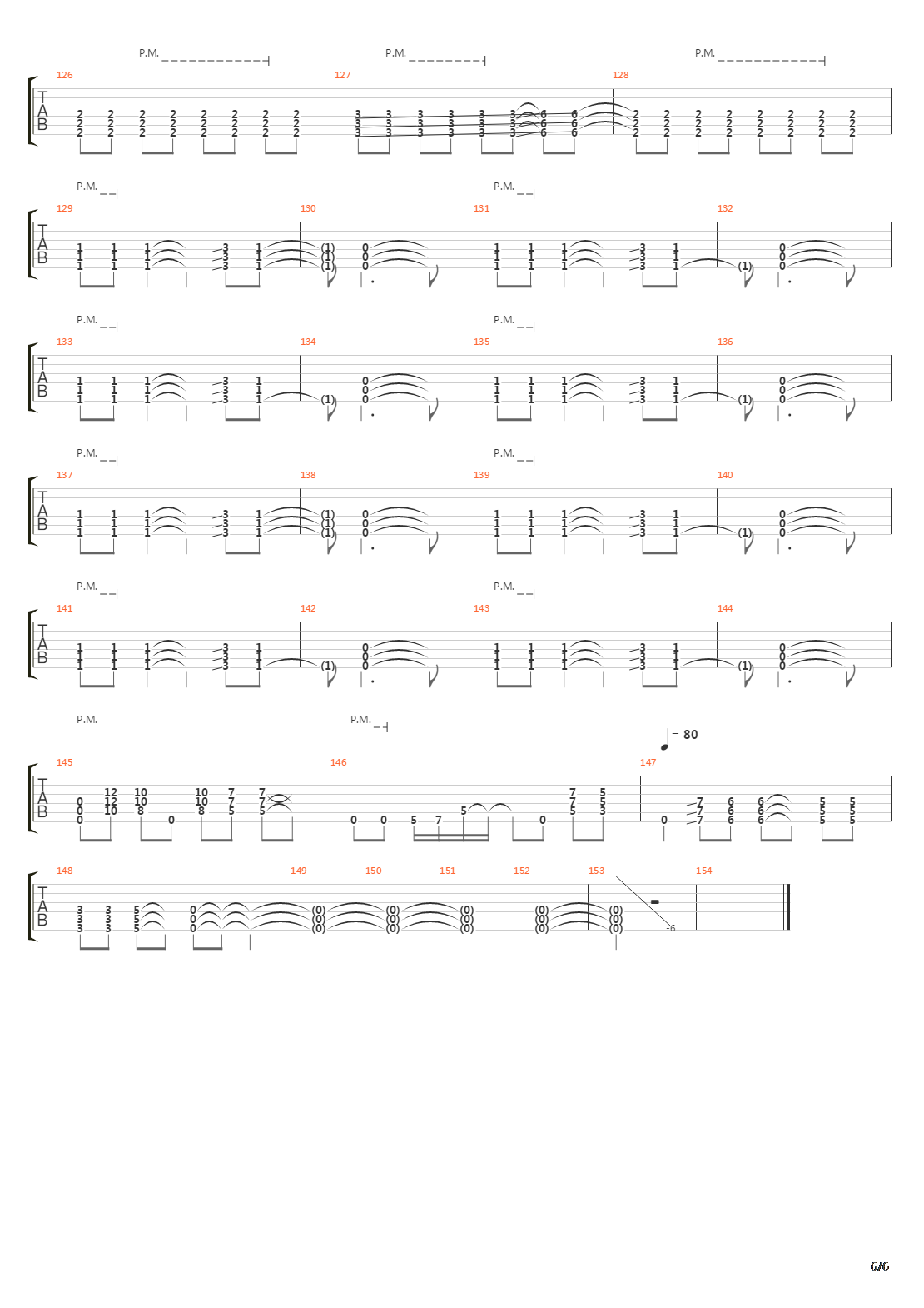 Died吉他谱