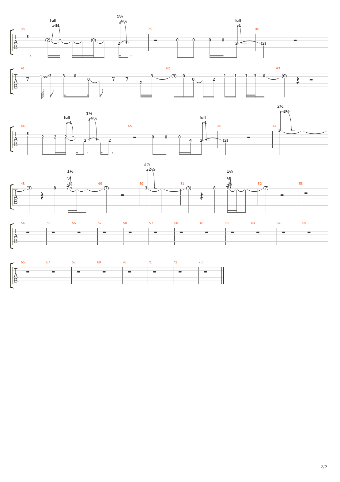 Nutshell吉他谱