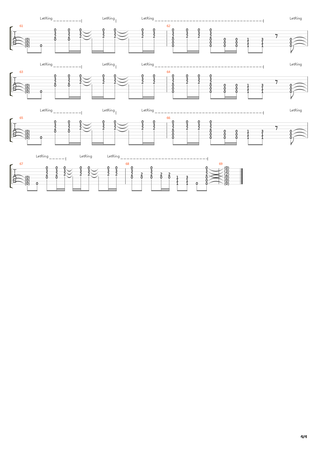 Sludge Factory吉他谱