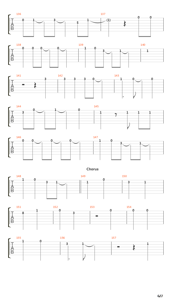 5-3-10-4吉他谱