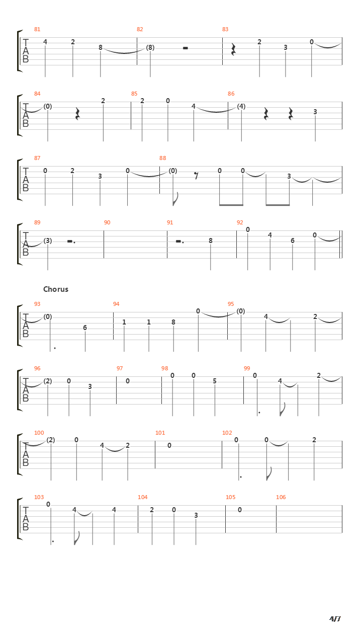 Burn吉他谱