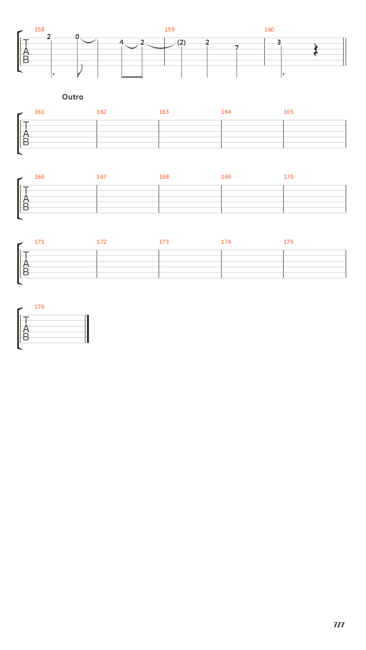 Burn吉他谱