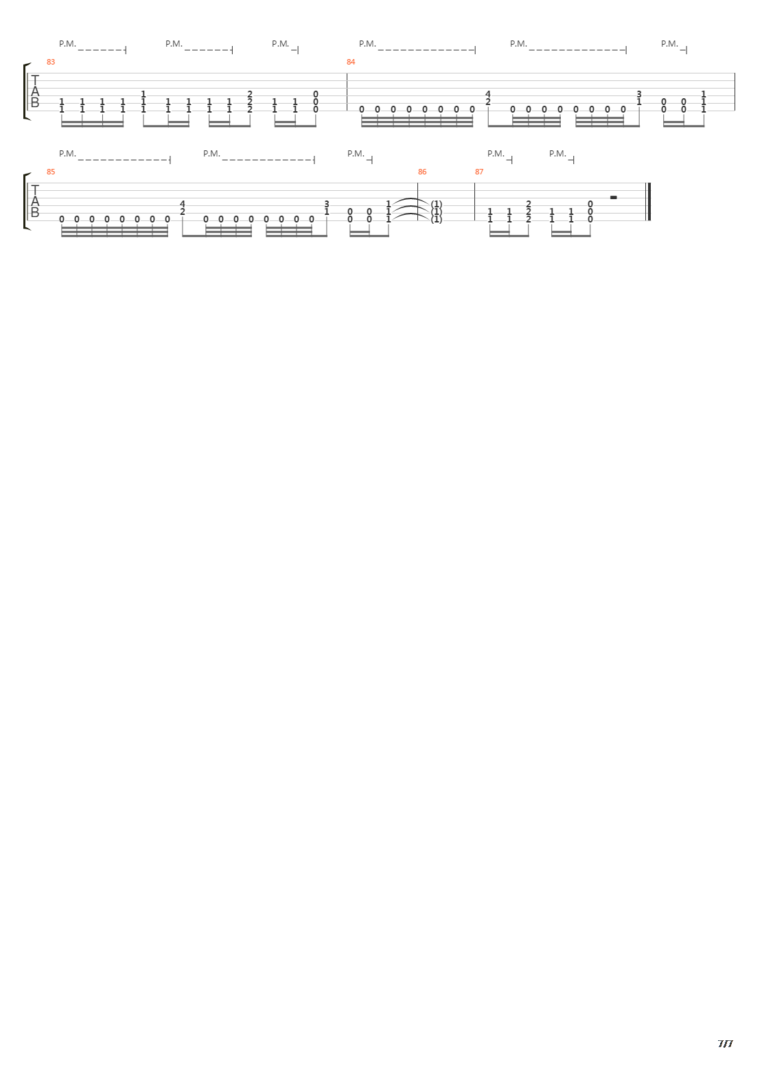 Deconstruction吉他谱