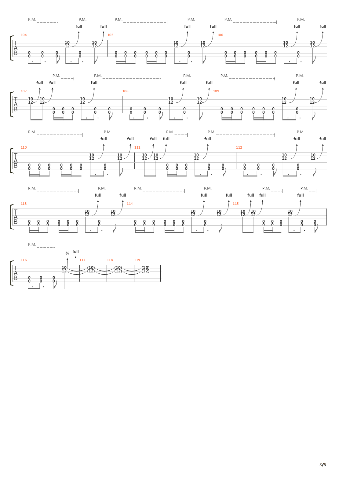 Gagged Bound Shelved And Forgotten吉他谱