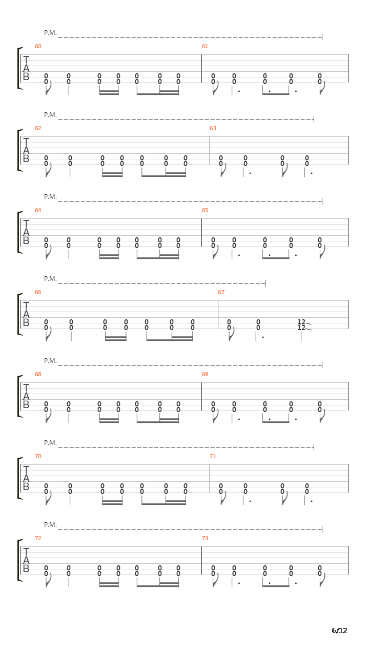 Laid To Rest吉他谱