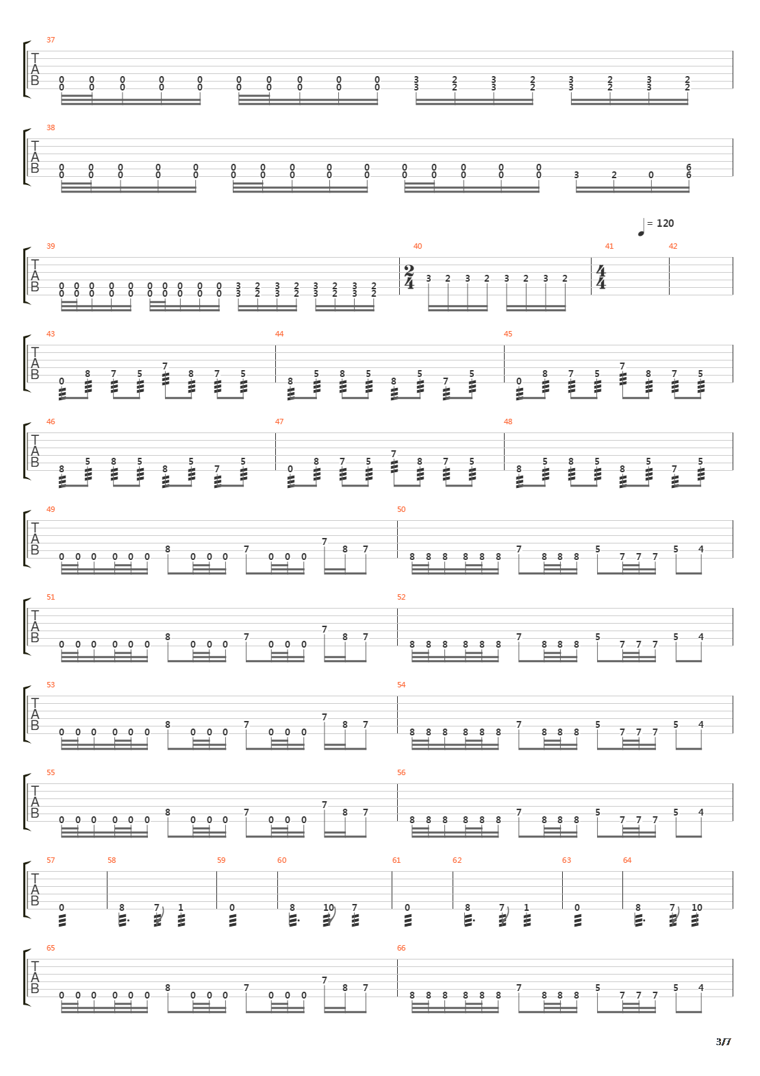 Never Ending War吉他谱